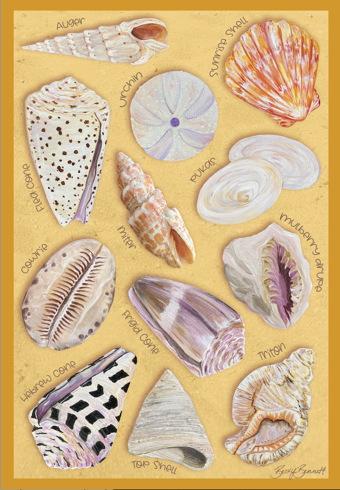 Hawaiʻi Ocean Treasures by Becky Bennett – Surf Shack Puzzles
