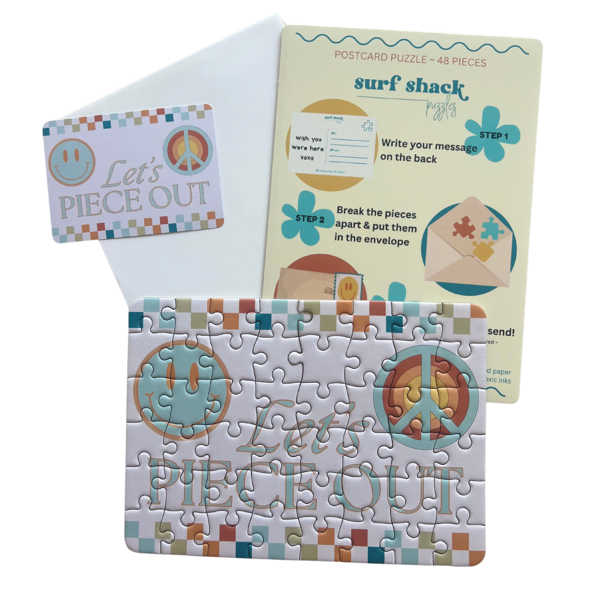 Let's Piece Out Postcard Puzzle
