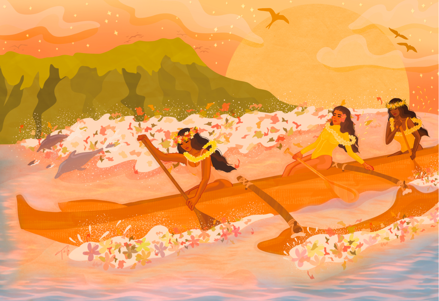 Mana Wa'ahine by TeAta Gutierrez – Surf Shack Puzzles Mana Wa'ahine by TeAta Gutierrez – Surf Shack Puzzles
