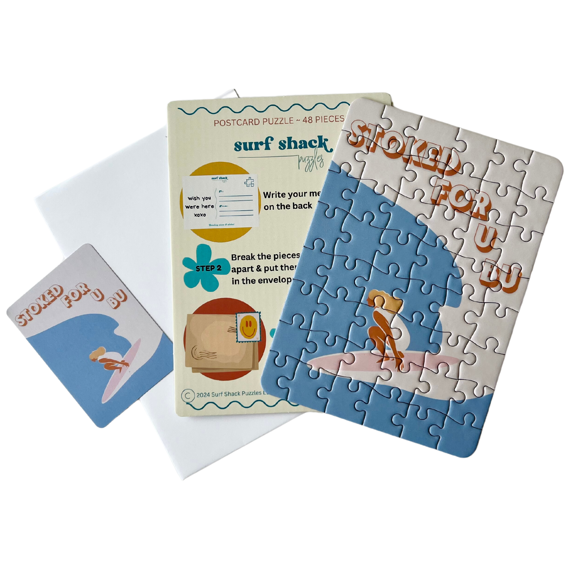 Stoked For U Bu Postcard Puzzle