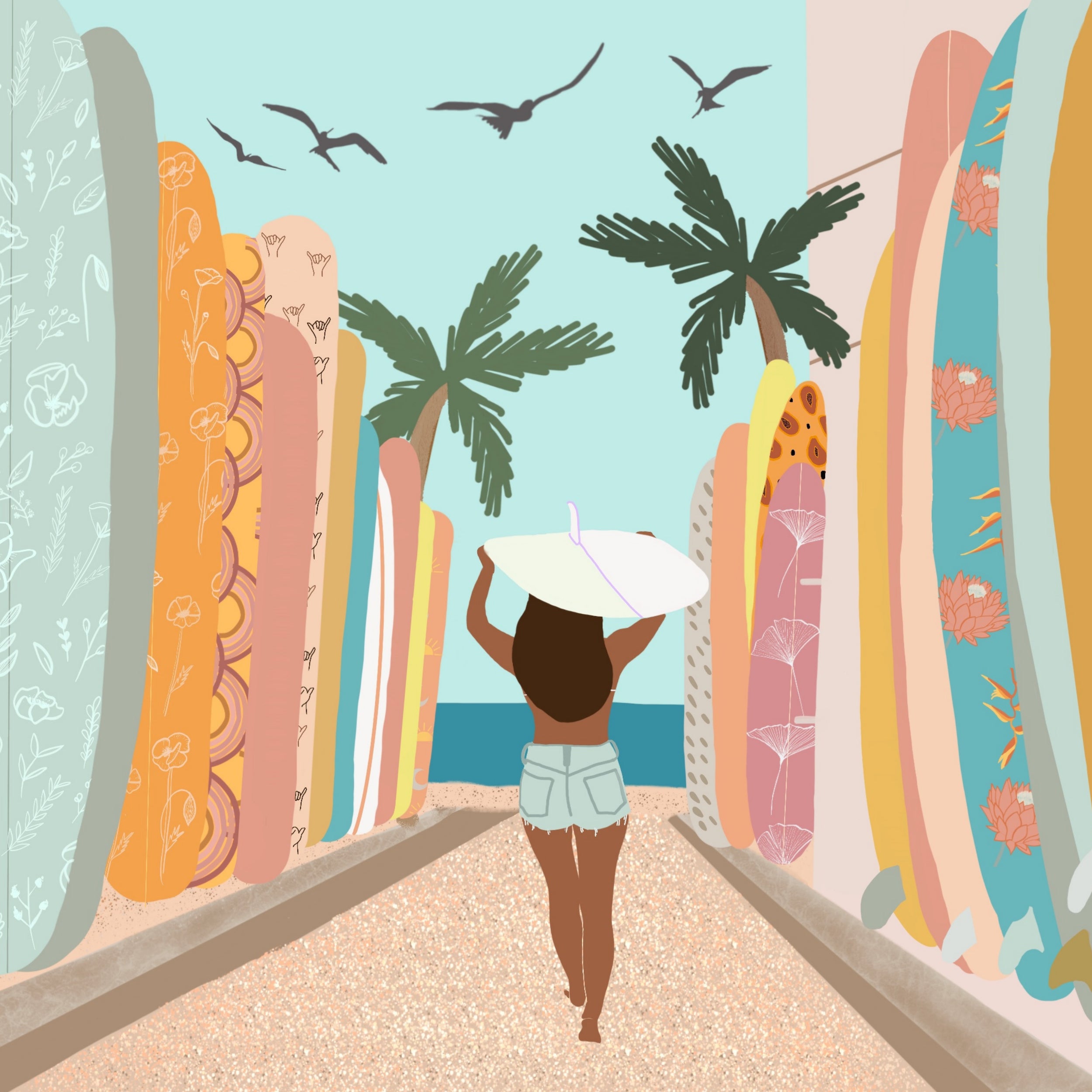 Duke's Lane by Kristine Pontecha – Surf Shack Puzzles