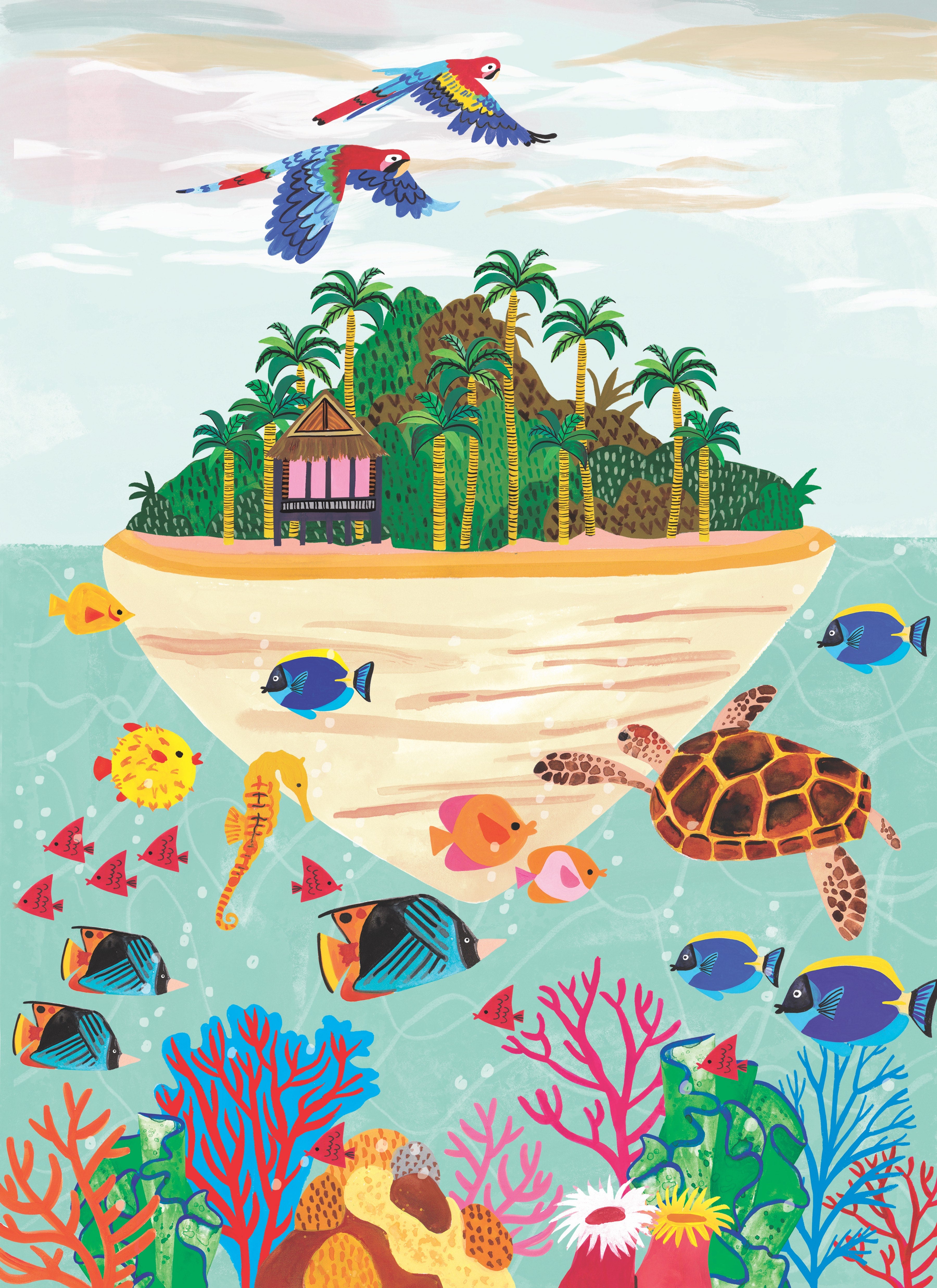 Paradise Island by Emma Jayne – Surf Shack Puzzles