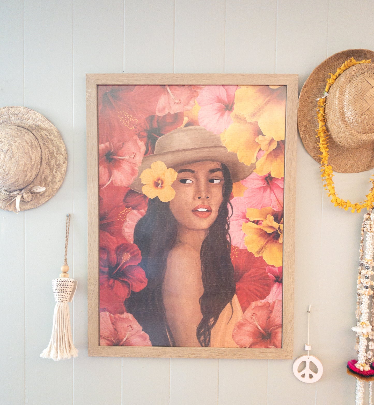 picture of beautiful framed puzzle