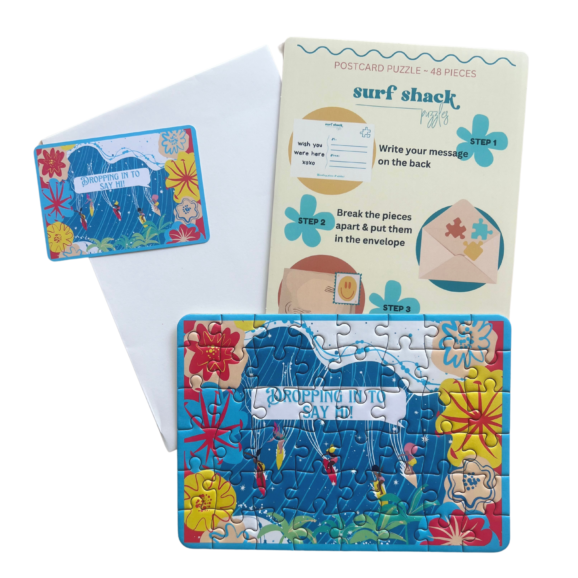 Dropping In Postcard Puzzle