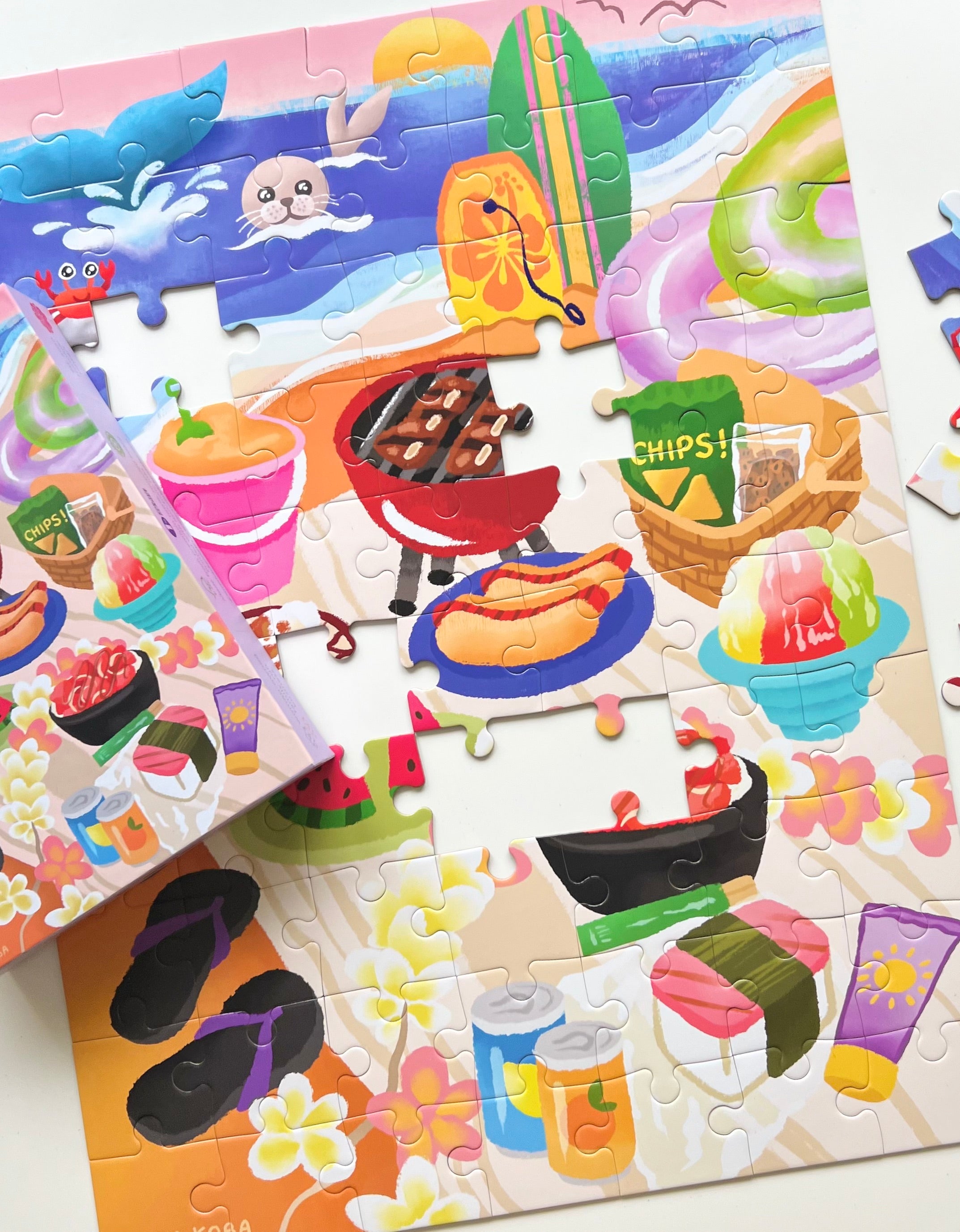 Perfect Beach Day by Tiara Koba – Surf Shack Puzzles