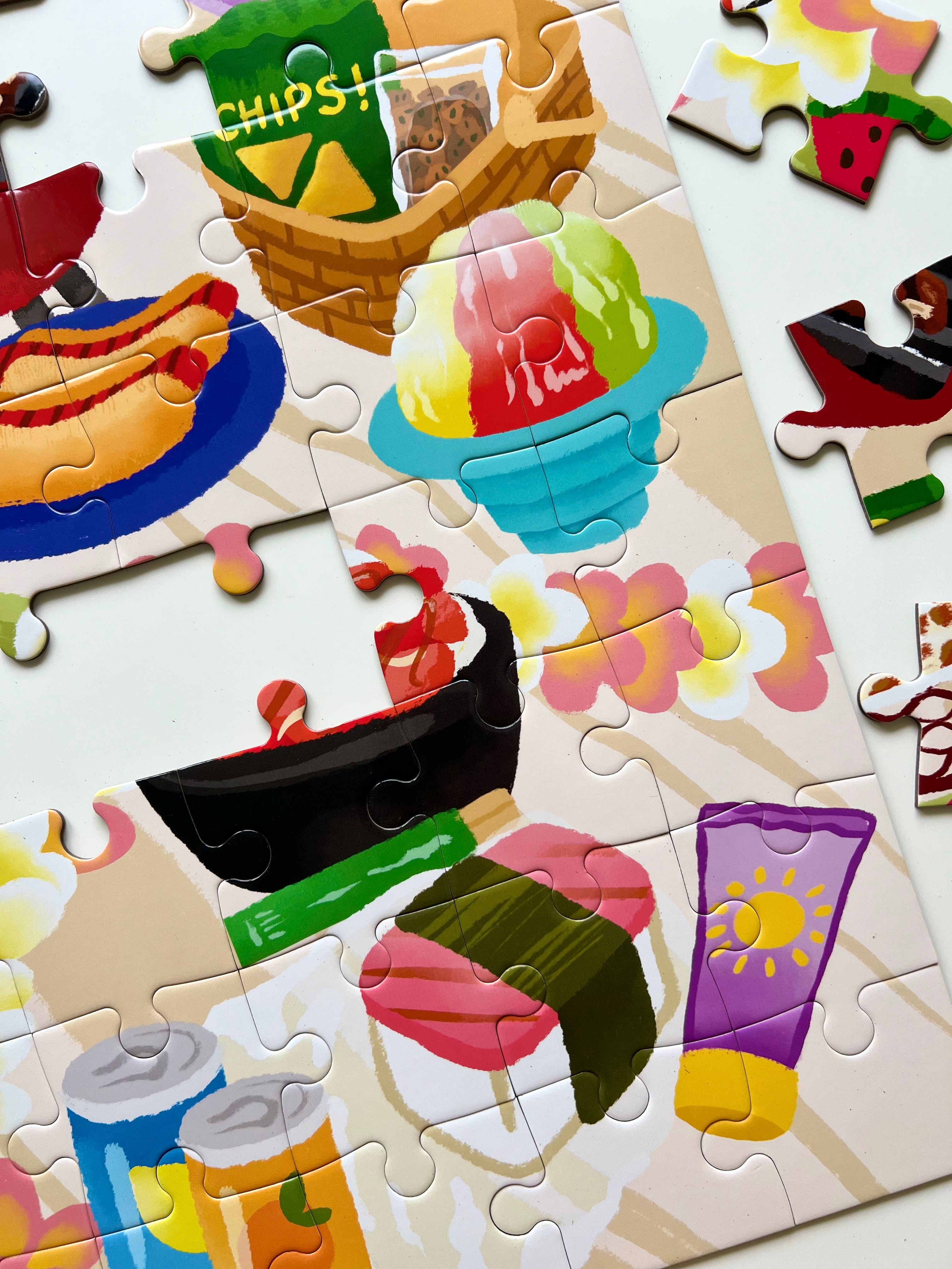 Perfect Beach Day by Tiara Koba – Surf Shack Puzzles