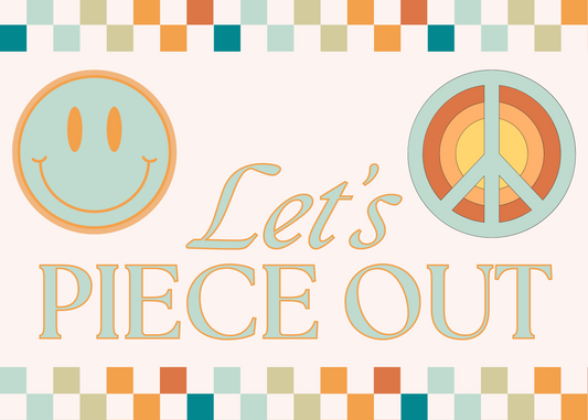 Let's Piece Out Postcard Puzzle