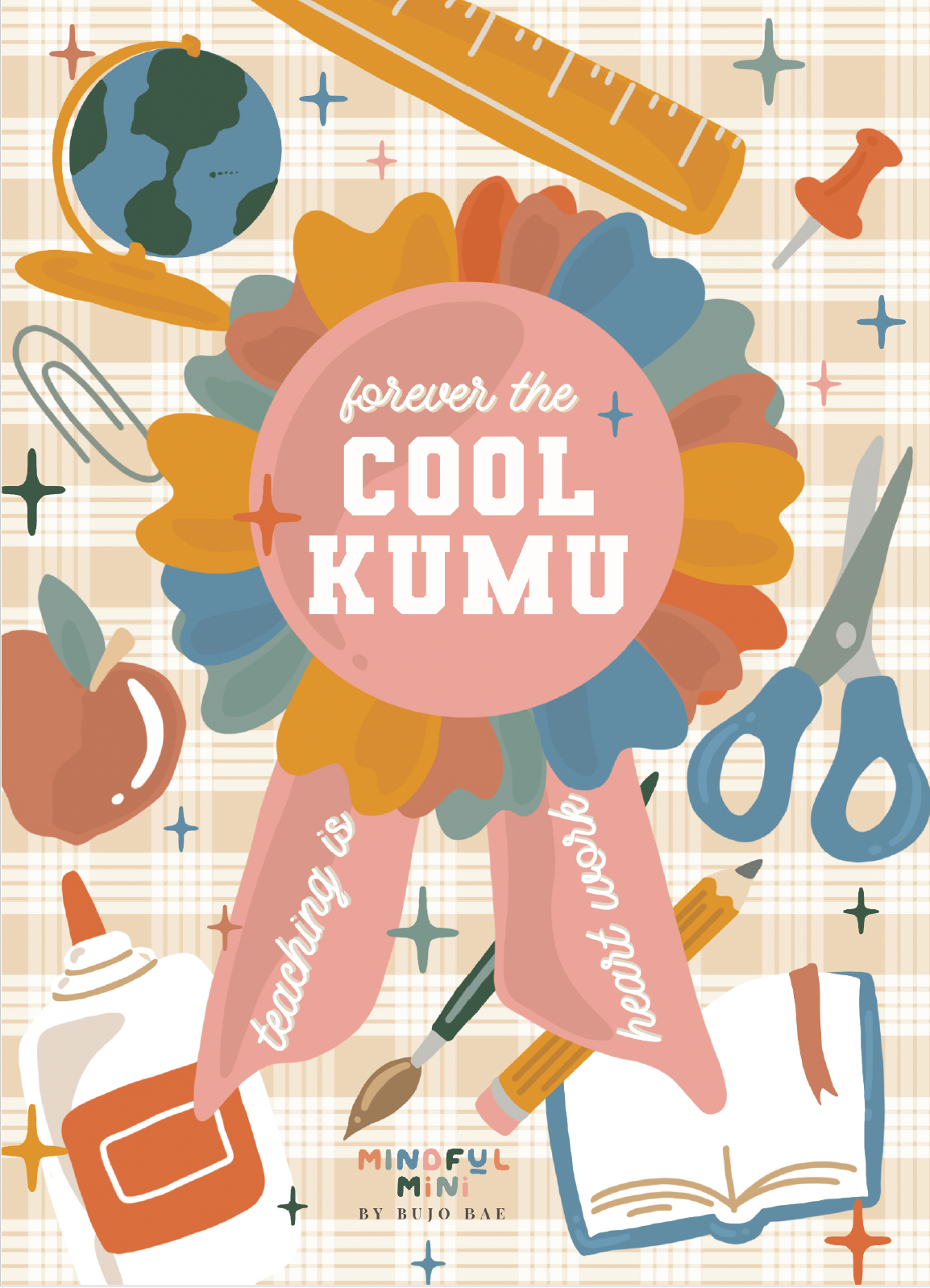 Forever the Cool Kumu Postcard Puzzle by Bujo Bae