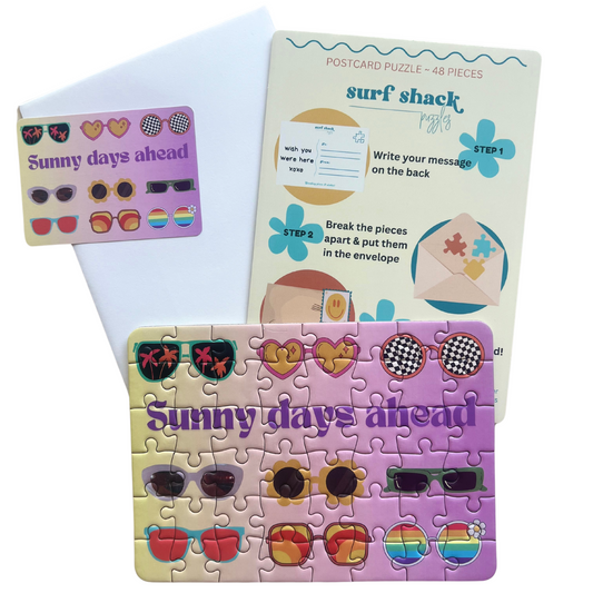 Sunny Days Ahead Postcard Puzzle