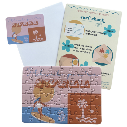 I Think You're Swell Postcard Puzzle