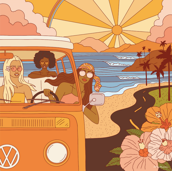 Sunset Groove by Ashley Munson – Surf Shack Puzzles Sunset Groove by Ashley Munson – Surf Shack Puzzles