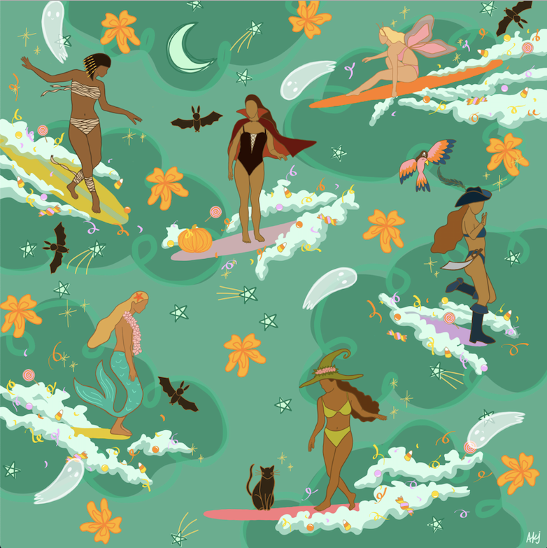 halloween surf puzzle